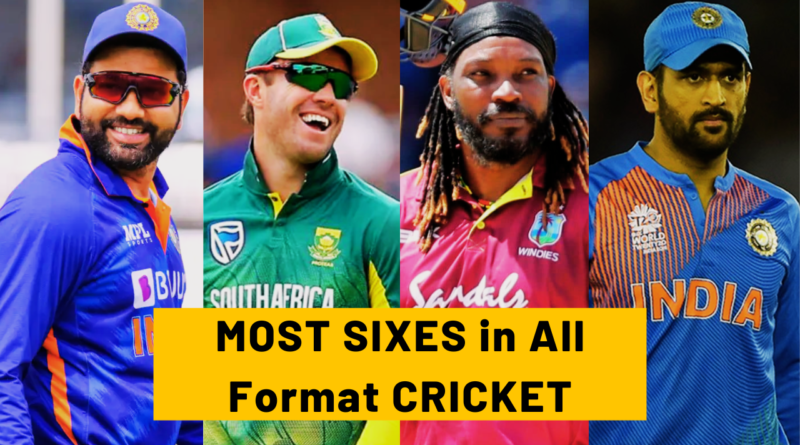 Most Sixes in All Formats